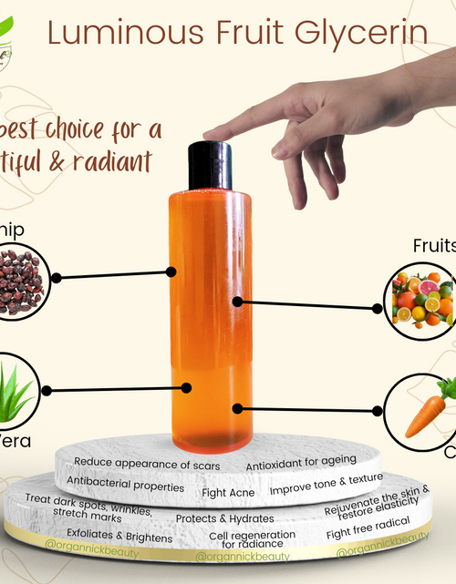 Load image into Gallery viewer, Luminous Fruit Glycerin Oil