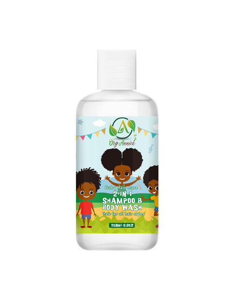 Papaya Pure 2-in-1 Shampoo & Body Wash: Gentle Baby Bliss and Newborn Nurture - 8.8oz