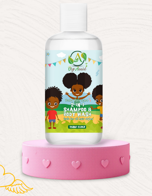 Load image into Gallery viewer, Papaya Pure 2-in-1 Shampoo & Body Wash: Gentle Baby Bliss and Newborn Nurture - 8.8oz