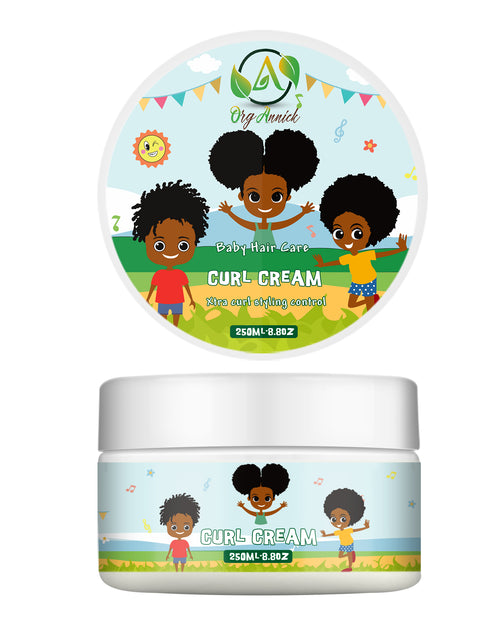 Load image into Gallery viewer, Papaya Pure Baby Curl Cream for Newborns & Babies - Nourishing and Gentle Hair Cream - 8.8oz