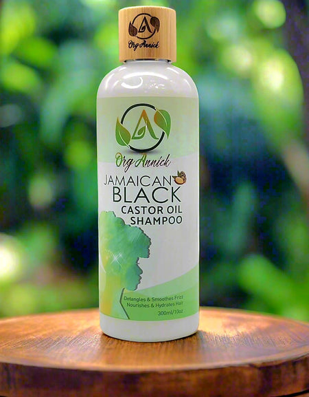 Nourish & Flourish Jamaican Black Castor Oil Shampoo: Nature's Secret to Healthy Hair - 10oz