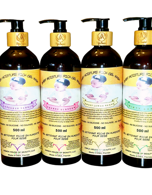 Load image into Gallery viewer, Extra Gentle, Moisture Rich Hypoallergenic Body Wash  Gel for Babies and Kids