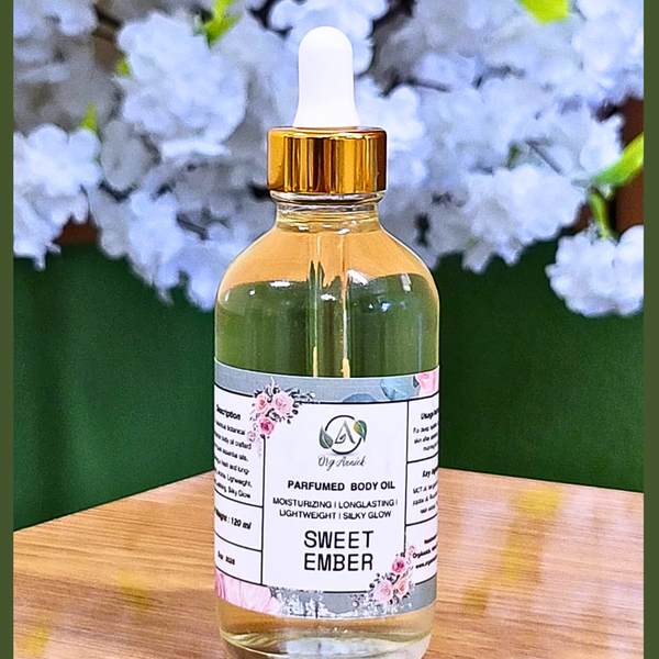 OrgAnnick™ Crystal-Clear Perfumed Body Oil – Lightweight, Long-Lasting Fragrance & Silky Glow