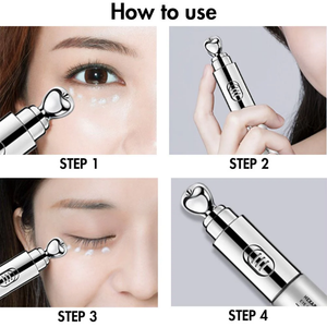 OrgAnnick™ Tight Stay-Up Hexapeptide Eye Cream with Collagen & Vibrating Applicator – 2-in-1 Eye Care for Dark Circles & Puffiness