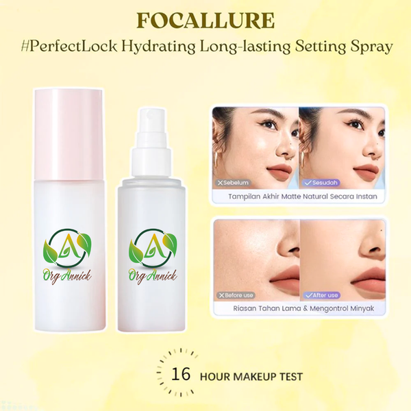 Pro-Lock™ 16-Hour Hydrating Setting Spray & Glow – Locks Makeup, Refreshes Skin