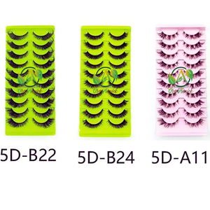 5D Fluffy Luxe Lashes – Multi-Layer Volume Collection (10 Pairs)