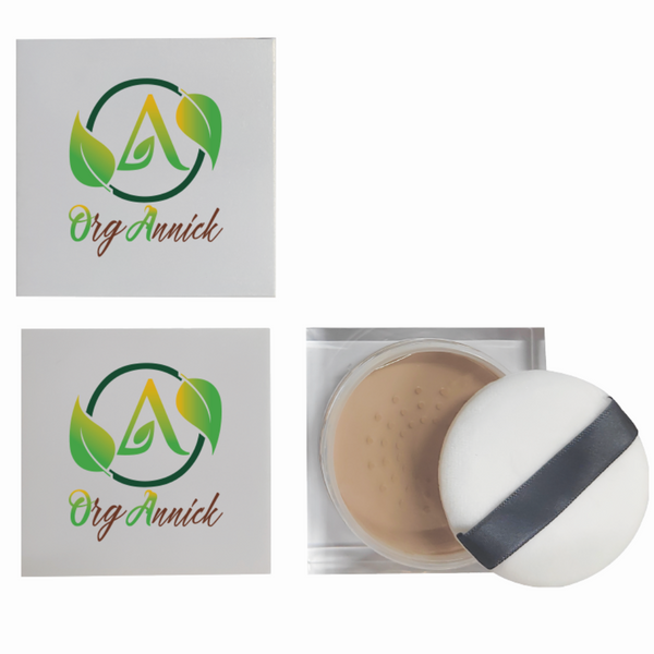OrgAnnick™ Air Setting Powder – Smooth, Oil-Control & Weightless Matte Finish Loose Powder