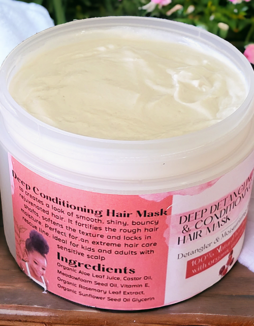 Load image into Gallery viewer, Deep Conditioning &amp; Detangling Hair Mask - 9oz
