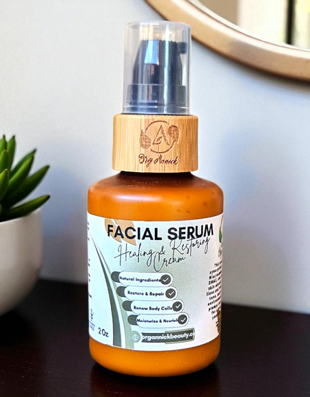 OrgAnnick Healing & Restoring Serum Cream - Plant-Based Botanicals – 65g