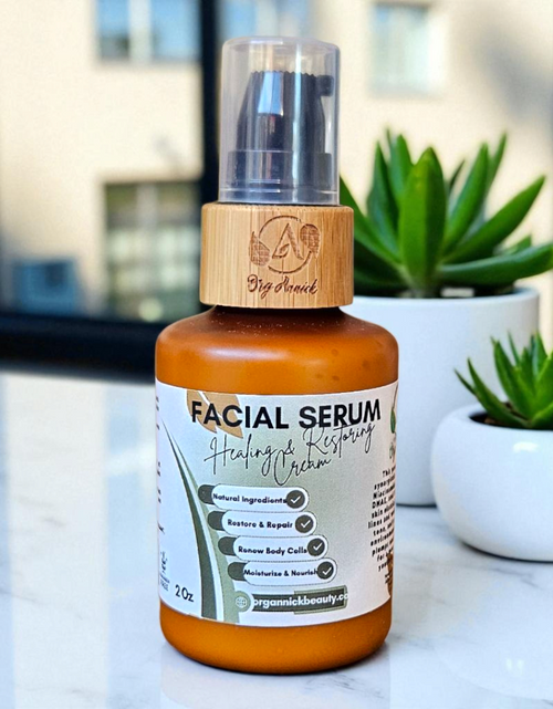 Load image into Gallery viewer, OrgAnnick Healing &amp; Restoring Serum Cream - Plant-Based Botanicals – 65g
