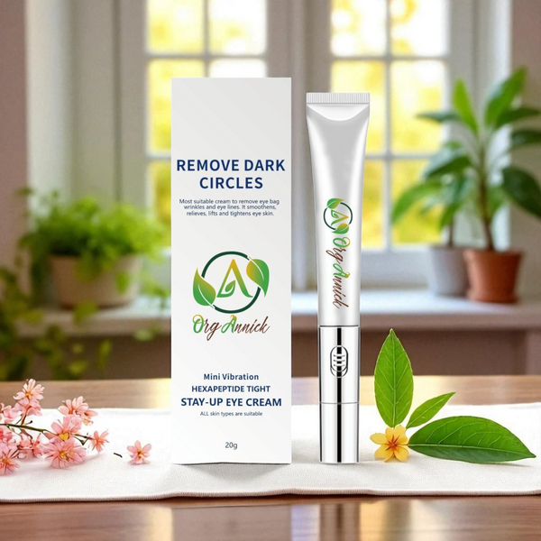 OrgAnnick Collagen Eye Cream & Dark Circle Remover with Vibrating Applicator