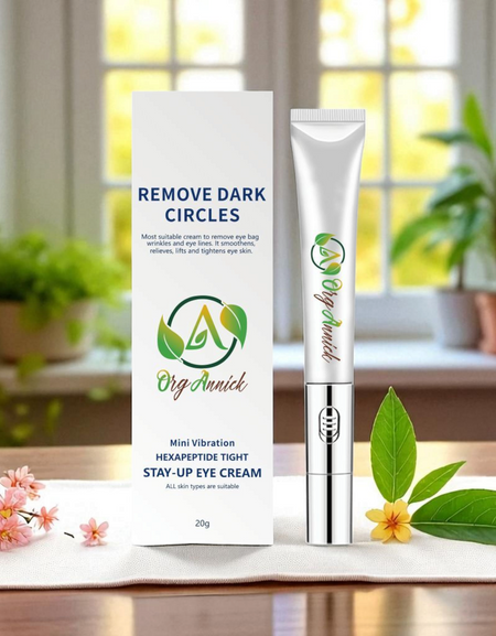 OrgAnnick Collagen Eye Cream & Dark Circle Remover with Vibrating Applicator