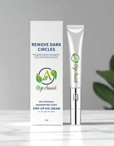 OrgAnnick Collagen Eye Cream & Dark Circle Remover with Vibrating Applicator
