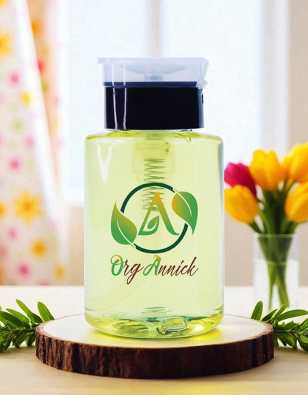 OrgAnnick Deep-Cleansing Makeup Remover Plant-Based & Hydrating Oil Cleanser – 8oz