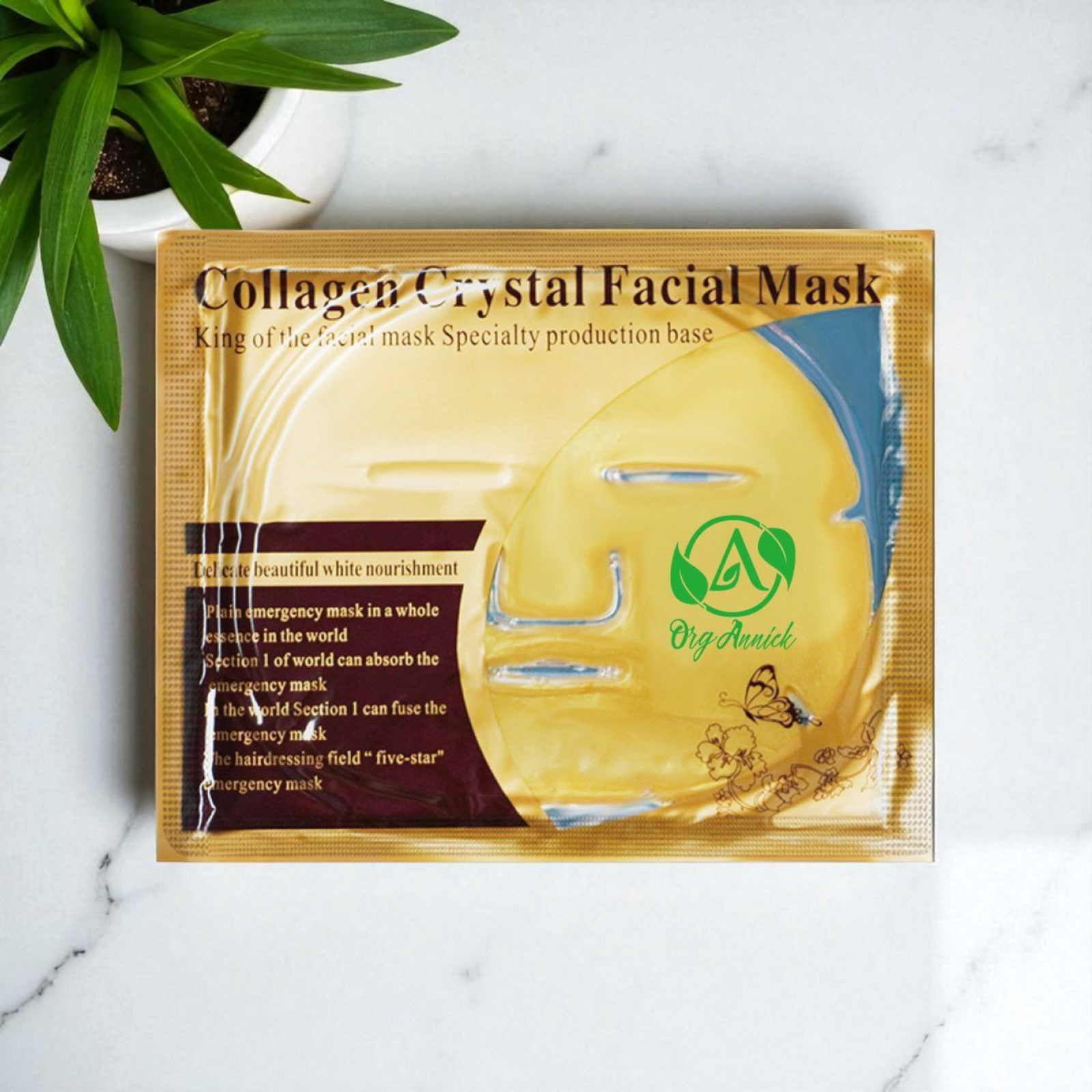 OrgAnnick 24K Gold Collagen Crystal Facial Mask