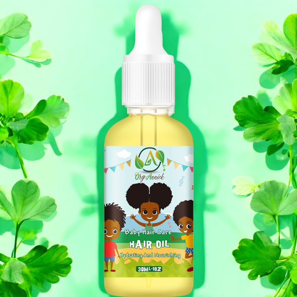 Papaya Pure Baby Hair Oil - Nourish & Protect Delicate Hair for Healthy Hair Growth - 1oz