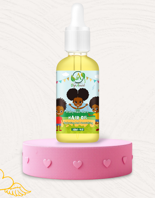 Load image into Gallery viewer, Papaya Pure Baby Hair Oil - Nourish &amp; Protect Delicate Hair for Healthy Hair Growth - 1oz
