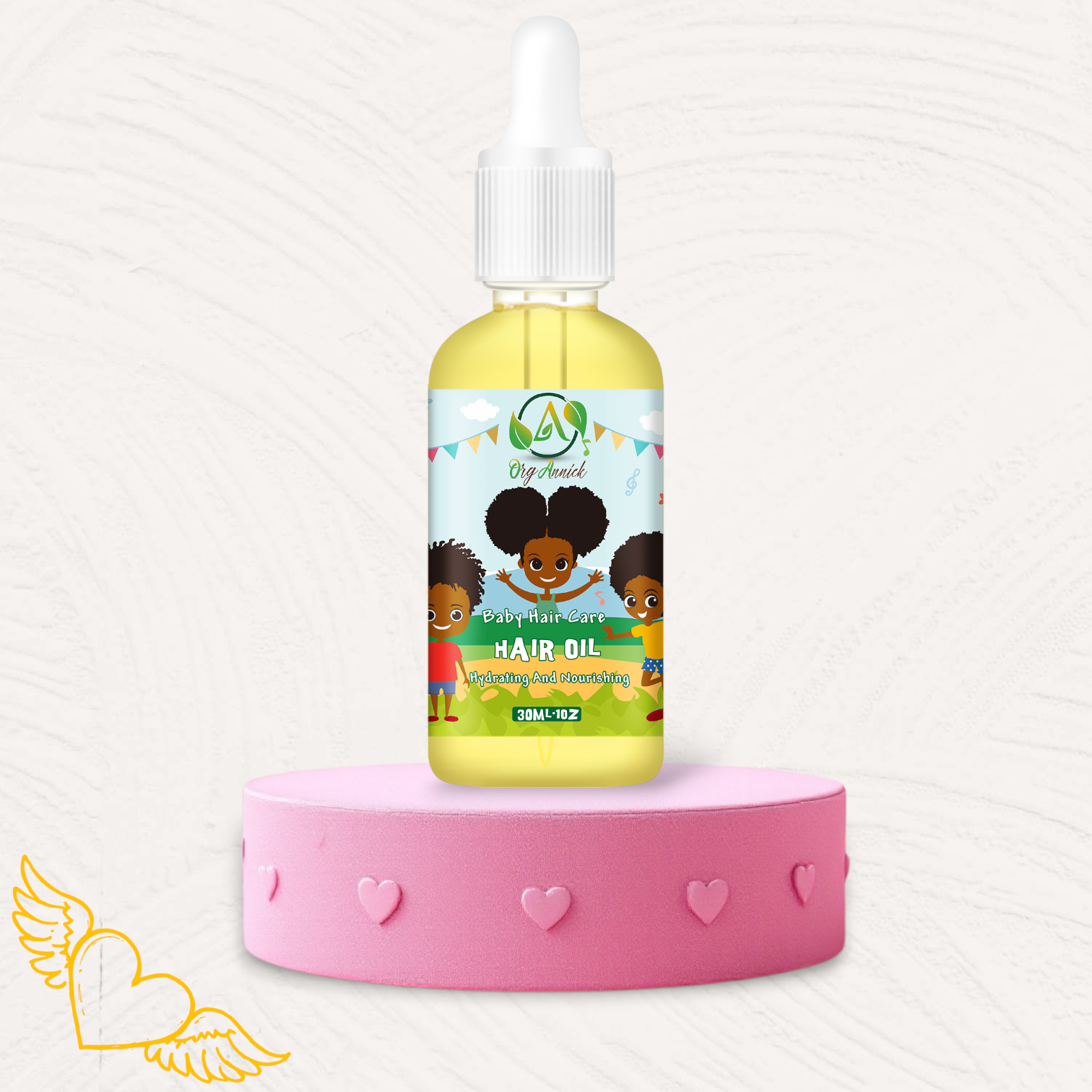 Papaya Pure Baby Hair Oil - Nourish & Protect Delicate Hair for Healthy Hair Growth - 1oz
