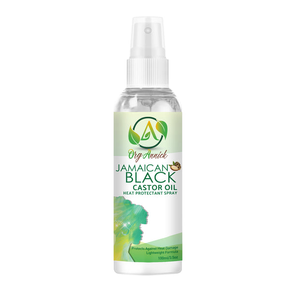 Protect & Detangle: Jamaican Black Castor Oil Heat Protectant Spray & Hair Detangler 3.5 oz