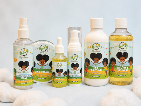 OrgAnnick™ Papaya Pure Baby Haircare Bundle – Natural & Gentle Set for Newborns & Babies