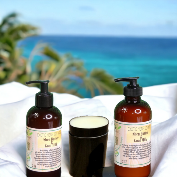 Bath & Body Combo, Shea butter & Goat Milk Pack