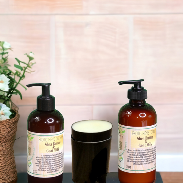 Bath & Body Combo, Shea butter & Goat Milk Pack