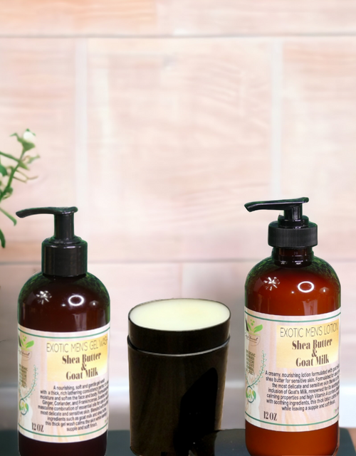 Load image into Gallery viewer, Bath &amp; Body Combo, Shea butter &amp; Goat Milk Pack
