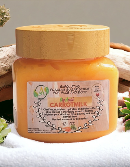 CarrotMilk Sugar Scrub & Mask