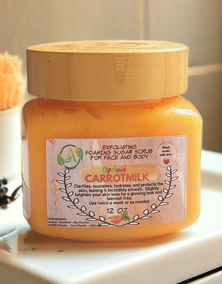 CarrotMilk Sugar Scrub & Mask