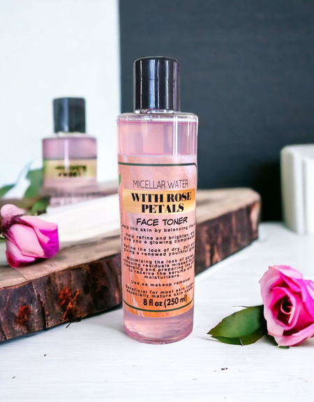 Micellar Water with rose petal, 9 oz