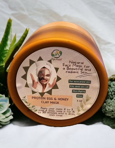 Honey & Egg Clay Mask