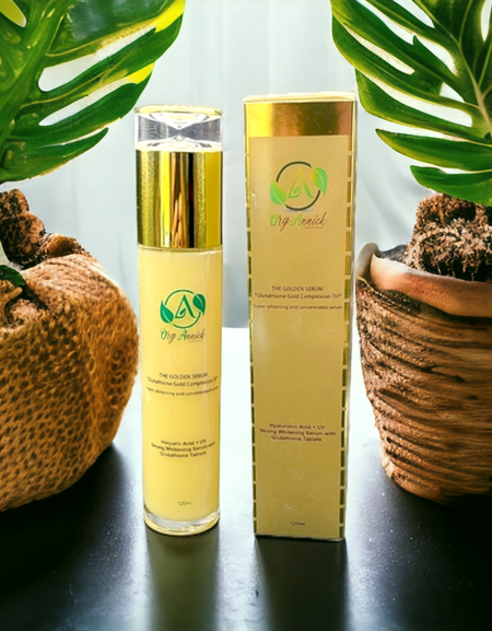 Unlock Your Glow with Glutathione & Collagen Golden Serum for Brighter Skin - 4oz