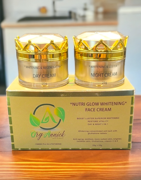 Nutri Glow Collagen & Glutathione Face Cream for Day and Night – 50g | Hydrating Moisturizer for Face and Neck | Lightweight, Non-Greasy Cream for All Skin Types | With Vitamin E and Plant-Based Ingredients