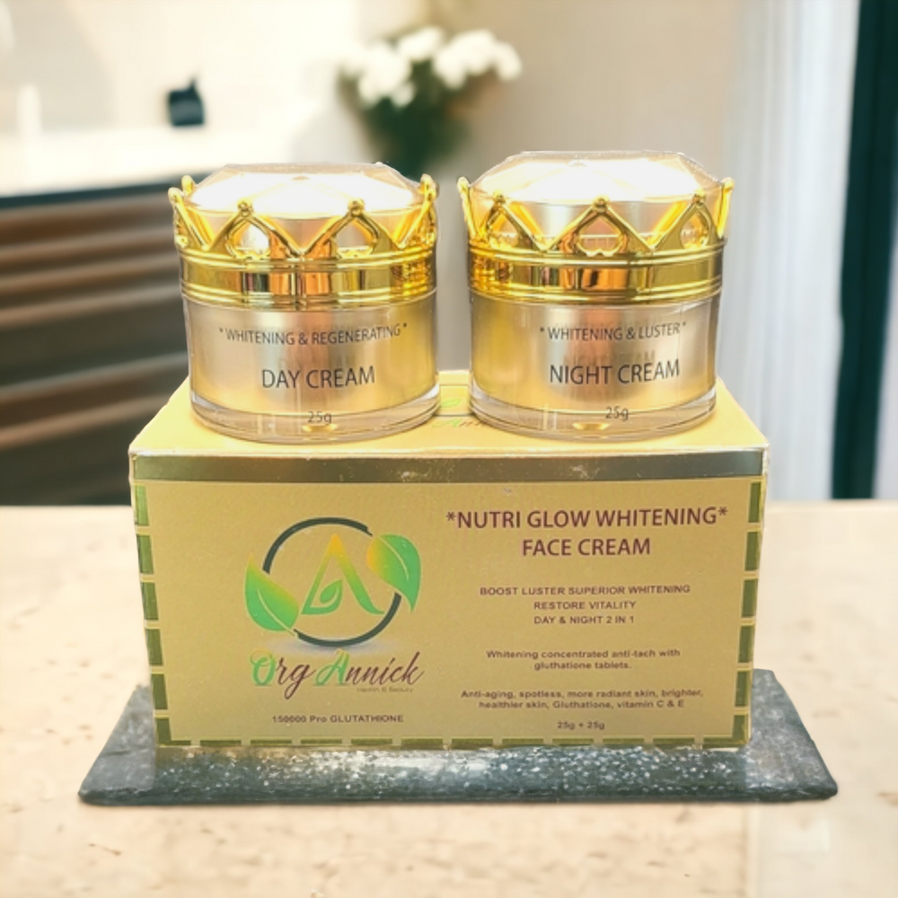 Nutri Glow Collagen & Glutathione Face Cream for Day and Night – 50g | Hydrating Moisturizer for Face and Neck | Lightweight, Non-Greasy Cream for All Skin Types | With Vitamin E and Plant-Based Ingredients