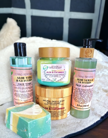 Aloe Vera Body & Facial Set (Pack of 5)