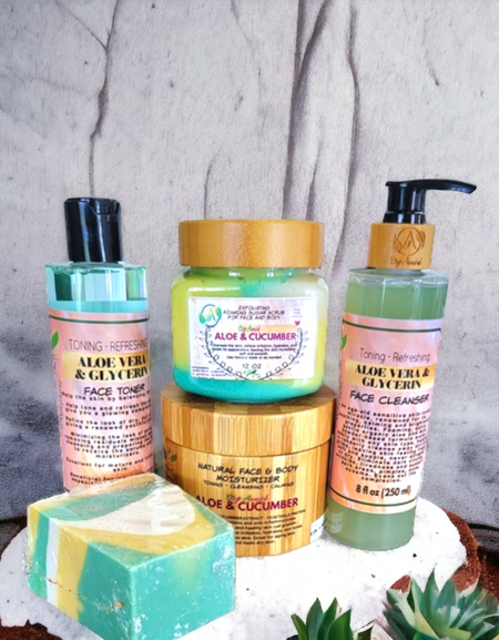 Aloe Vera Body & Facial Set (Pack of 5)