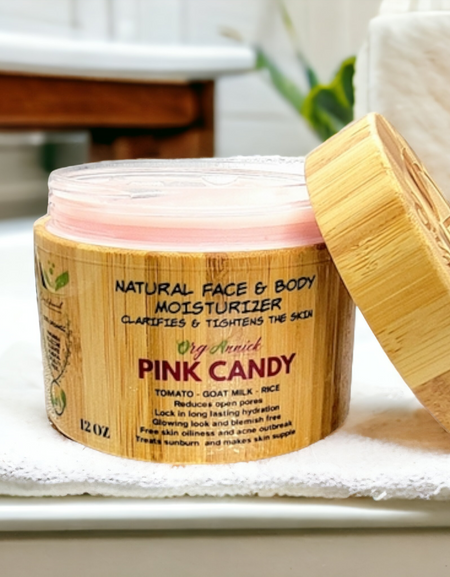 Clarify Pink Candy Moisturizer Cream with Tomato, GoatMilk, and Rice - 12oz