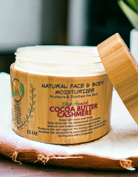 Moisture-starved Cocoa butter Cashmere Moisturizer Cream - 12 oz