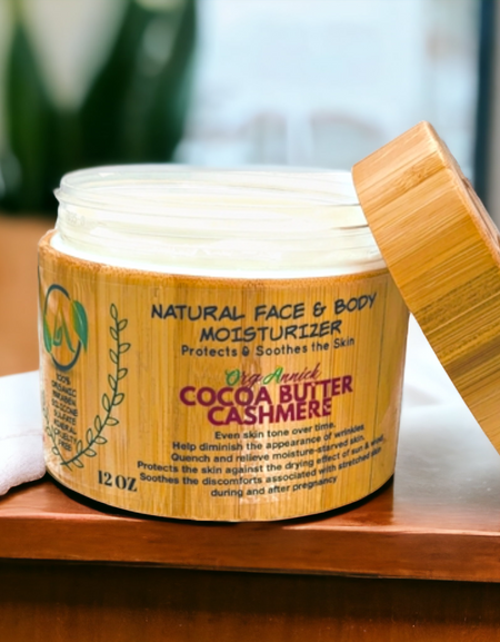 Moisture-starved Cocoa butter Cashmere Moisturizer Cream - 12 oz