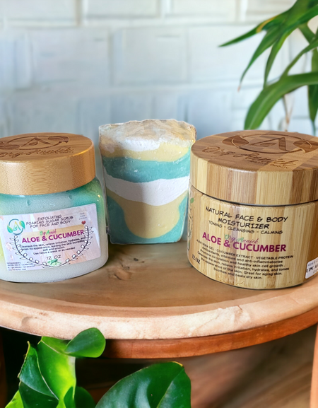 Aloe Vera Body & Facial Set (Pack of 3)