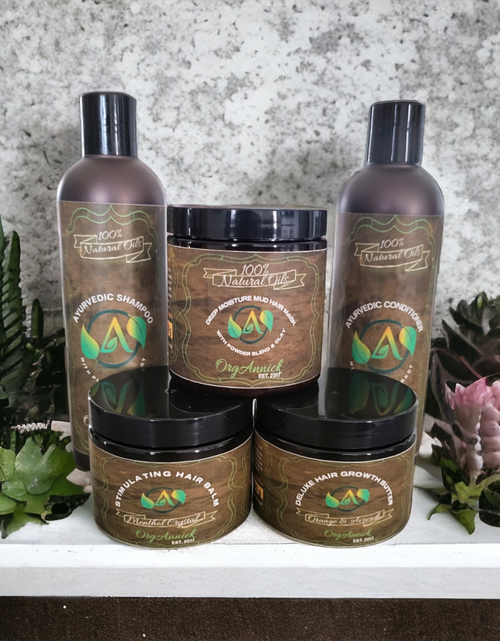Load image into Gallery viewer, Ayurvedic Hair Set for Intense Hair Growth with Mud Mask - The Absolute Hair Favorite
