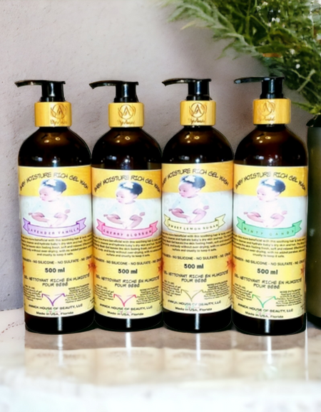 Extra Gentle, Moisture Rich Hypoallergenic Body Wash  Gel for Babies and Kids