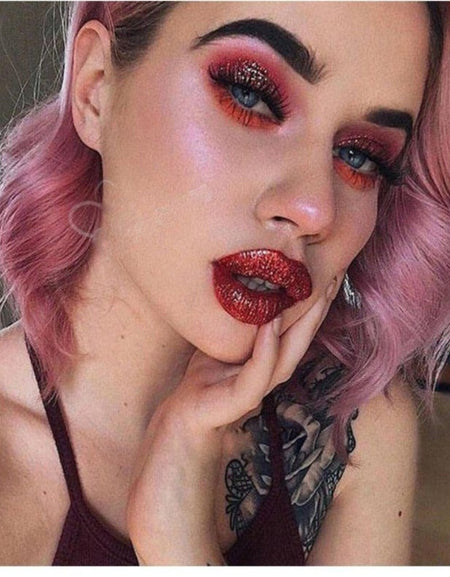 Colors Lipstick Glitter Loose Powder