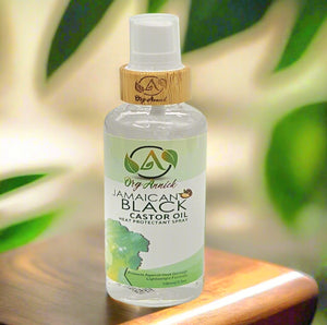 Protect & Detangle: Jamaican Black Castor Oil Heat Protectant Spray & Hair Detangler 3.5 oz