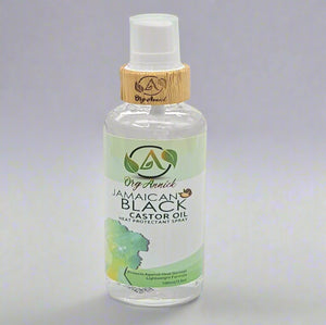 Protect & Detangle: Jamaican Black Castor Oil Heat Protectant Spray & Hair Detangler 3.5 oz