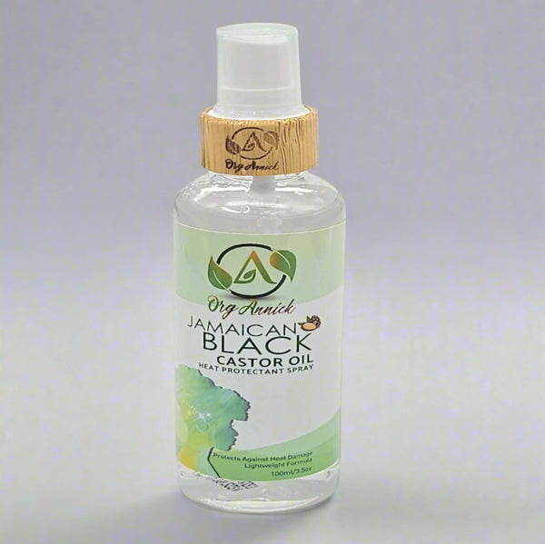 Protect & Detangle: Jamaican Black Castor Oil Heat Protectant Spray & Hair Detangler 3.5 oz