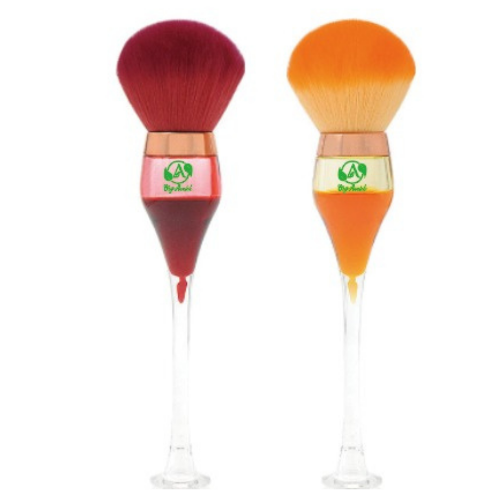 Champagne Glass Luxe Loose Powder Brush