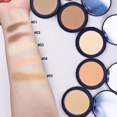 OrgAnnick™ Pressed Matte Compact Face Powder – Natural Coverage