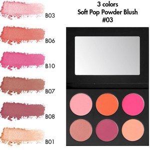 OrgAnnick™ Soft Pop Powder Blush – Multi-Shade Blush Palette (6 Colors)