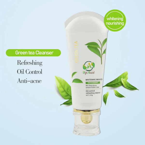 OrgAnnick™ Gentle Oil Control Botanical Cleansing Facial Cleanser – For All Skin Types